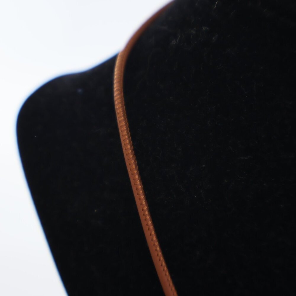 Hermes Leather Eclipse Necklace - image 5